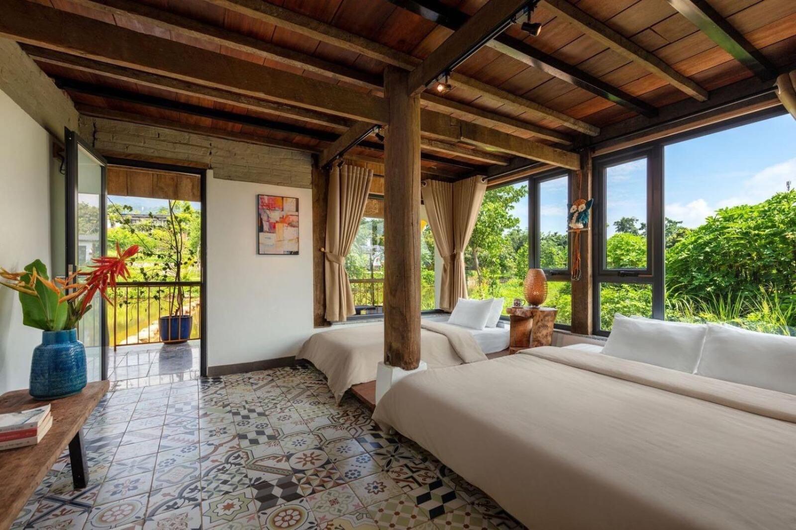 Bavi Annam Garden Hotel Ba Vi Bagian luar foto