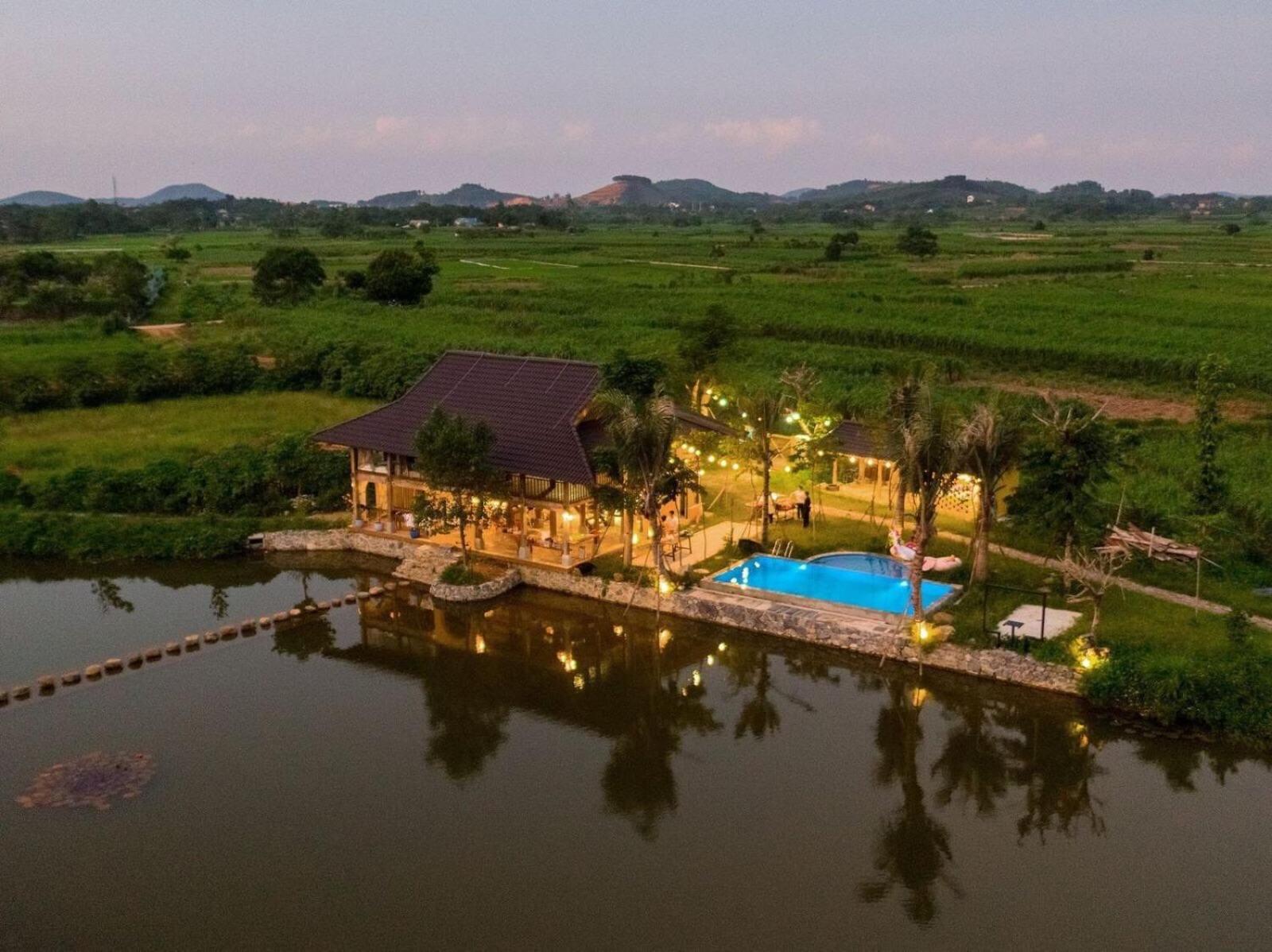 Bavi Annam Garden Hotel Ba Vi Bagian luar foto