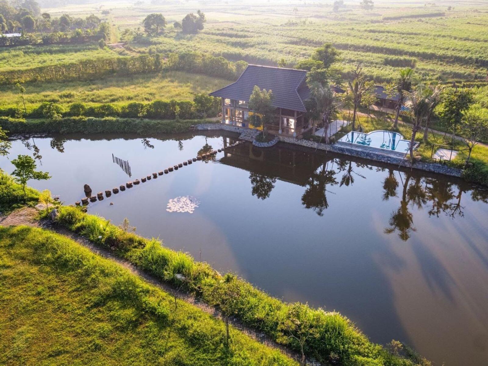 Bavi Annam Garden Hotel Ba Vi Bagian luar foto